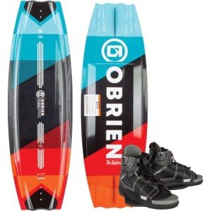 O'Brien System Wakeboard 135cm w/Clutch 4-8 bindings,Red
