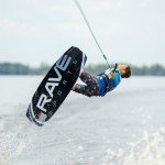 RAVE Sports Freestyle Wakeboard and Bindings Package with Striker Boots, Red