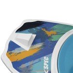 Xspec Kneeboard with Hook for Knee Surfing Boating Waterboarding with Padded Foam Surface, Black