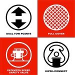 Airhead Super Mable Towable Tube | 1-3 Rider Towable Tube for Boating and Water Sports | Dual Tow Points | Full Nylon Cover | EVA Foam Pads | Patented Speed Valve | Boat Tubes and Towables