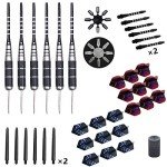 Professional Steel Tip Darts Set with Accessories