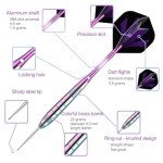 Sanfeng 24g Steel Tip Darts Set with Accessories