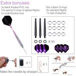 Sanfeng 24g Steel Tip Darts Set with Accessories