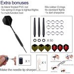 Professional Steel Tip Darts Set with Accessories