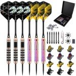 Professional Steel Tip Darts Set - 12 Pieces