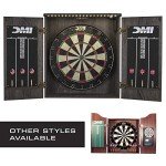 Paris Dartboard Cabinet Set with LED Options