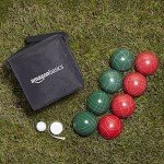 Bocce Ball Set - 100mm, Green, Red, White