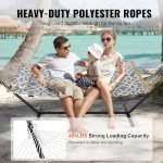 VEVOR Double Hammock with Stand and Pillow