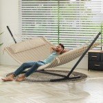 YITAHOME Heavy-Duty Outdoor Hammock with Stand