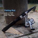 Fishing Rod & Reel Combo with Lures & Bag