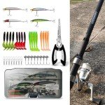 Fishing Rod & Reel Combo with Lures & Bag