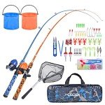 Kids Fishing Pole Set with Rod, Reel & Net