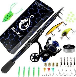 Stylish Telescopic Fishing Rod and Reel Combo