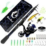 Stylish Telescopic Fishing Rod and Reel Combo