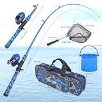 Kids Fishing Pole Set with Rod, Reel & Net