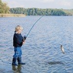 Kids Fishing Pole Set with Rod, Reel & Net