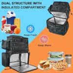 Fishing Backpack with Rod Holders and Cooler