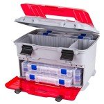 Flambeau Tackle Box with Tuff Tainers - Red/Gray