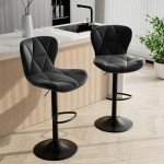 Adjustable Swivel Bar Stools Set of 2