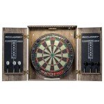 Match Pro Dartboard Cabinet Set with LED Lighting