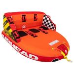 Airhead Super Mable Towable Tube | 1-3 Rider Towable Tube for Boating and Water Sports | Dual Tow Points | Full Nylon Cover | EVA Foam Pads | Patented Speed Valve | Boat Tubes and Towables