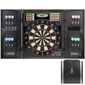 Titanium 5400 Electronic Dartboard & Cabinet Set