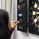 Titanium 5400 Electronic Dartboard & Cabinet Set
