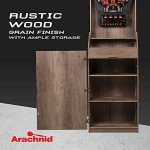 LED Light-Up Rustic Stand-Up Arcade Cabinet
