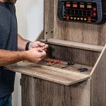 LED Light-Up Rustic Stand-Up Arcade Cabinet