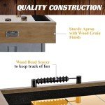 Barrington Billiards 9' Urban Shuffleboard Table with Scratch-Resistant Playfield and 8 Puck Set