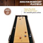 Barrington Billiards 9' Urban Shuffleboard Table with Scratch-Resistant Playfield and 8 Puck Set