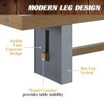 Barrington Billiards 9' Urban Shuffleboard Table with Scratch-Resistant Playfield and 8 Puck Set