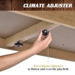 Barrington Billiards 9' Urban Shuffleboard Table with Scratch-Resistant Playfield and 8 Puck Set