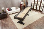 Playcraft Brazos River 14' Weathered Black Pro-Style Shuffleboard Table