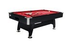 RACK Draco 7-Foot Tournament Billiard/Pool Table (Red Felt with Black Body) for Competitive Players!