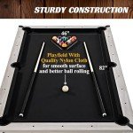 Barrington Billiards Monteray 7’ Drop Pocket Pool Table, 3-in-1 Dining Top & Table Tennis with Game Accessories & Rolling Storage Caddy, Perfect for Family Game Rooms