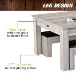 Barrington Billiards Monteray 7’ Drop Pocket Pool Table, 3-in-1 Dining Top & Table Tennis with Game Accessories & Rolling Storage Caddy, Perfect for Family Game Rooms