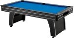 Fat Cat by GLD PRODUCTS Tucson 7’ Pool Table with Automatic Ball Return, Electric Blue Playing Surface & Included Billiard Accessories to Play Out of The Boxington 9 ft. Allendale Collection Shuffleboard Table
