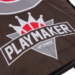 TRIUMPH SPORTS USA Play Maker Double Shootout Basketball Game Includes 4 Game-Ready Basketballs and Air Pump and Needle, Black