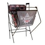 TRIUMPH SPORTS USA Play Maker Double Shootout Basketball Game Includes 4 Game-Ready Basketballs and Air Pump and Needle, Black