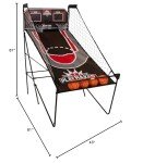 TRIUMPH SPORTS USA Play Maker Double Shootout Basketball Game Includes 4 Game-Ready Basketballs and Air Pump and Needle, Black