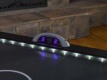 Triumph Sports Lumen-X Lazer 6' Interactive Air Hockey Table Featuring All-Rail LED Lighting and In-Game Music