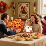 APOTODITO Thanksgiving Cards, Pop Up Fall Sunflower Bouquet with Music and Light, Thanksgving Gifts Sunflower Gifts for her, Mom, Women, Wife, Sister