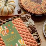 Thanksgiving Gift Basket, Assorted Gourmet Dark and White Chocolate Truffles, Holiday Treats in Elegant Gift Box, Bonnie and Pop