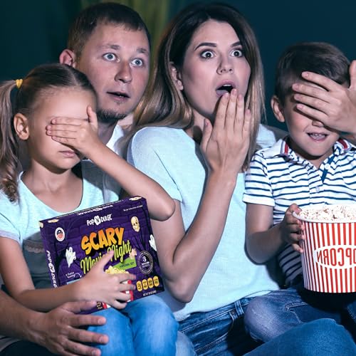 Halloween Movie Night Popcorn Gift Basket Set