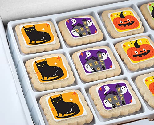 Halloween Decorated Cookies 12-Pack Gift Basket