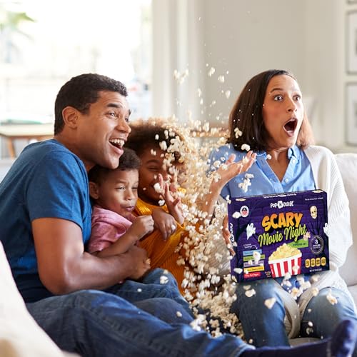 Halloween Movie Night Popcorn Gift Basket Set