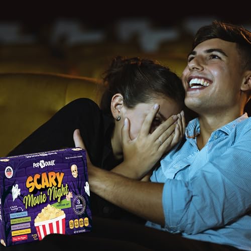 Halloween Movie Night Popcorn Gift Basket Set