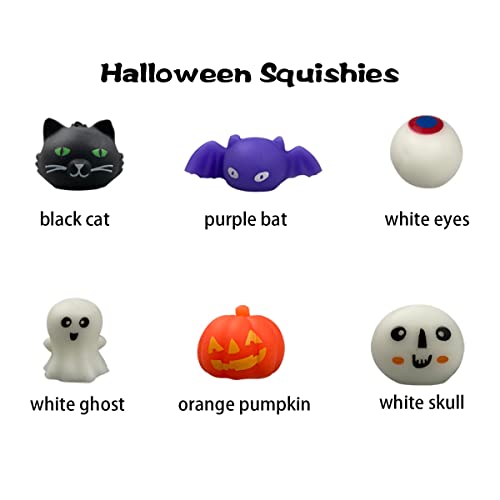 Halloween Pumpkin Bath Bombs with Squishy Toys