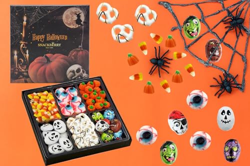 Halloween Treats Gift Basket with Candy and Chocolate